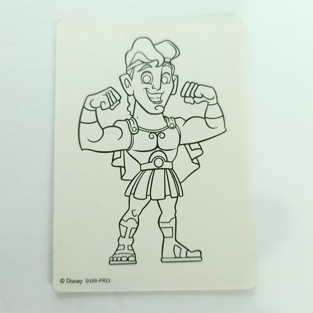 Hercules 2023 Card Fun 1/1 Disney 100 Carnival  Paper Sketch Card D100-PR22